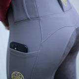 All Year Silver Fox Yogings w belt straps!