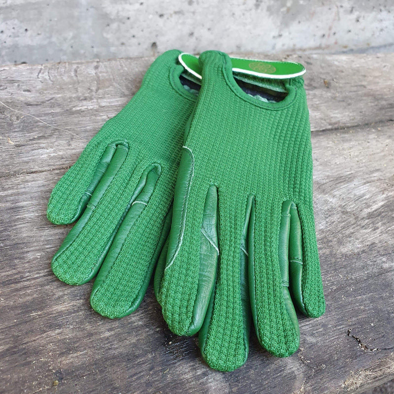BoH Rider's Gloves Green Pea - The Bohemian Horse